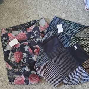 NWOT 2 Pairs Leggings Body by Shock Small